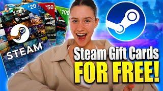 FREE Steam Gift Card Codes/ Steam Discount Codes ️ How to get FREE games/ credits VERIFIED & EASY