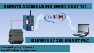 Siemens PLC - remote access using EWON