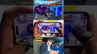 iPhone 15 Pro Max free fire 3 finger handcam gameplay A17 Pro chip solo vs squad first impression