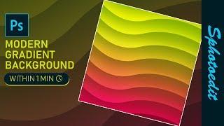 Modern gradient background in Photoshop within 1 minute _ SPHOTOEDIT