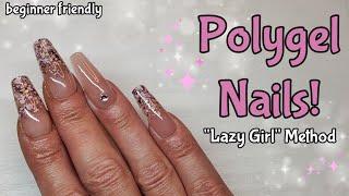 POLYGEL NAILS | EASY 'LAZY GIRL' METHOD | MYLEE