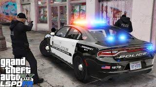 GTA V Playing As A Cop At Night I LSPDFR Patrol