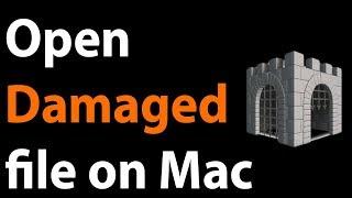 Open damaged software Mac without disable Gatekeeper