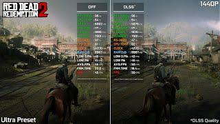 Red Dead Redemption 2 DLSS 2.0 Patch - RTX 2060 SUPER Graphics and Performance Comparison | 1440p