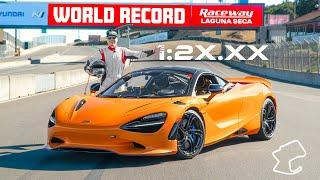 McLaren Senna Lap Record FALLS to the McLaren 750S at Laguna Seca! *MY WORLD RECORD LAP*