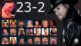 THE UNDERTAKER All  Matches in wrestlemania 23 - 2