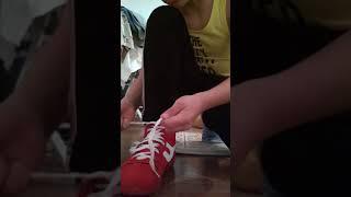 Как завязывать шнурки на борцовках