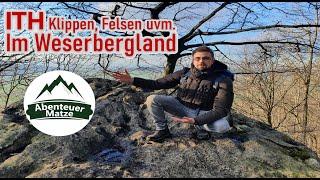 Klippen, Felsen, uvm. ITH - Wandern im Weserbergland - Tour am Kammweg