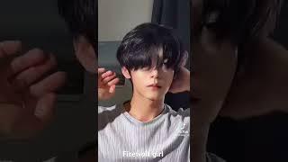 Chang_a hairstyle tutorial Korean cute boy #firewolfgirl #shorts #tiktok #trending #tiktoktrend