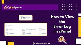 How to View the Error Log in cPanel