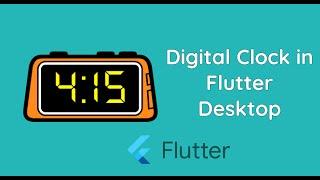 Flutter Digital Clock in 3 Minutes | Random Video