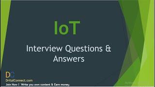 IoT Interview Questions & Answers