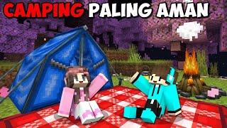 AKHIRNYA TEGUH DAN ISTRI BISA CAMPING PALING AMAN DI MINECRAFT