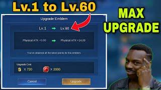 How to UPGRADE EMBLEMS in Mobile Legends Faster