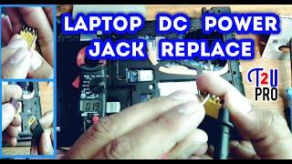 Lenovo Laptop power jack Replacement | How To Change Notebook Charging jack