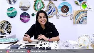 How to Decide Machine Size for your Resin Clock || Epoxy Resin Art For beginners || Tulsi Resin