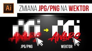 Zmiana JPG/PNG (logotypu/zdjęcia) na wektor (jpg to vector) | Illustrator #1