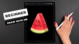 A REAL Procreate Beginner Tutorial  | Draw as a Professional Artist