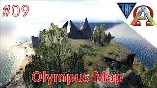 Olympus Map! E09 - Ark Survival Evolved -New Island Gigantopithecus taming, and Pelagornis Fishing!