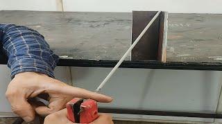 How to weld electrode 6013 descending