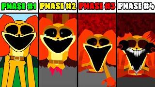 Phase 1 VS Phase 2 VS Phase 3 VS Phase 4 in Incredibox Sprunki Retake Poppy Playtime!