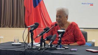 Palemia o Samoa Afioga Fiame Naomi Mataafa (14 JAN 2025)