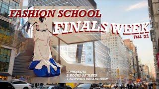 Finals week at fashion school | NYC fashion student, Parsons art school vlog