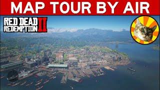 MAP TOUR FROM THE AIR | Red Dead Redemption 2