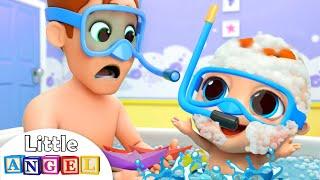 Bath Time with Dad | Nursery Rhymes and Kids Songs by Little Angel