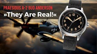 New Vintage Military Watch: Praesidus A 2 Bud Anderson Pilot Watch. Review.