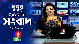 দুপুর ০২টার বাংলাভিশন সংবাদ | ১১ জানুয়ারি ২০২৫ | BanglaVision 2 PM News Bulletin | 11 Jan 2025