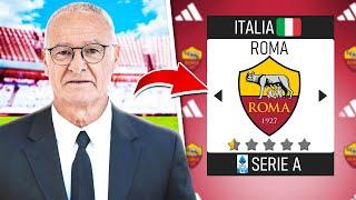 RICOSTRUISCO LA ROMA CON RANIERI NUOVO ALLENATORE SU FC25!