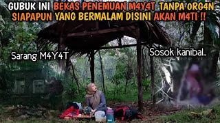 SOLO CAMPING HORROR : NEKAT CAMPING DIGUBUK PENEMUAN M4Y4T TANPA 0RG4N ULAH MANUSIA KANIBAL ‼️