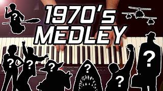 TOP 10 MOVIE THEMES from the 70s!  PIANO MEDLEY (2/5)