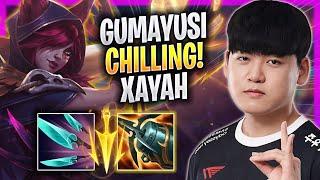 GUMAYUSI CHILLING WITH XAYAH! - T1 Gumayusi Plays Xayah ADC vs Kai'sa! | Season 2023