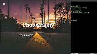 Photography Website Design - Responsive HTML & CSS Website