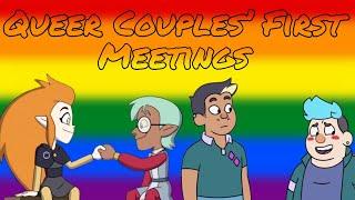 animated queer couples' first meetings