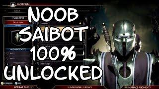 Noob Saibot Showcase - All Gear, Skins, Cinematics & Finishers Unlocked - Mortal Kombat 11