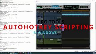 Pro Tools and Autohotkeys - basic scripting
