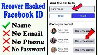 How to Recover Hacked facebook account 2023 facebook access Get FB id facebook hacked recovery 2023