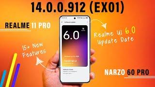 Realme 11 Pro New Update | Realme UI 6.0 Update Date | Narzo 60 Pro New Update | RMUI 6.0 Features