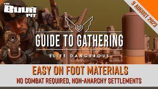 GUIDE to Gathering On Foot Materials WITHOUT Combat in Elite Dangerous Odyssey