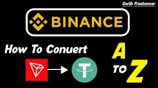 How To Convert TRX To USDT In Binance BD || Binance এ TRX থেকে USDT Convert করবো কিভাবে। 2024