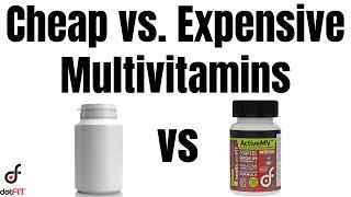 Cheap vs Expensive Vitamins