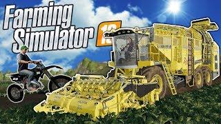 DIRT BIKE MOD & BEET FARMING! - Farming Simulator 19 Multiplayer Mod Gameplay