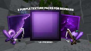 Top 3 Purple Texture Packs For Minecraft Bedwars (1.8 + FPS Boost)