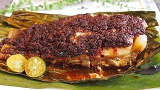 Oven-Baked Sambal Fish • Stingray 叁巴魔鬼鱼 Ikan Bakar/Panggang Recipe • Singapore Sambal Chilli Fish