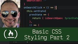 Basic CSS Styling Part 2 (P5D54) - Live Coding with Jesse