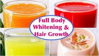 Full Body Whitening & Hair Growth Smoothies | Smoothie for Healthy Life
