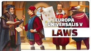 Shape Your Realm With Laws in EU5!